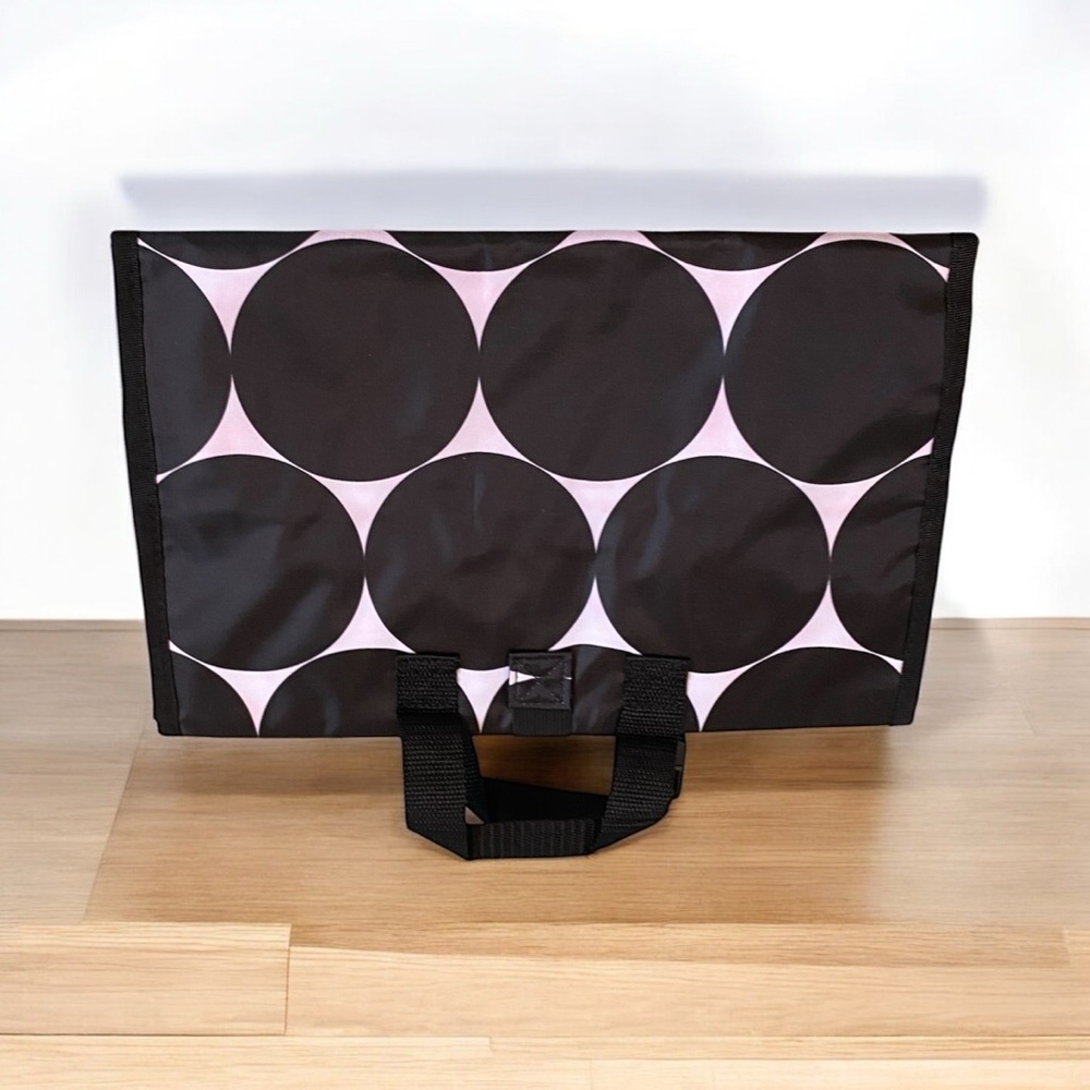 Stylish Black and Pink Women's Cosmetic Bag